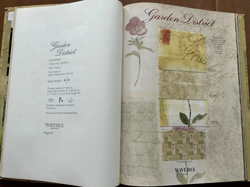 Garden District Wallpaper Samples